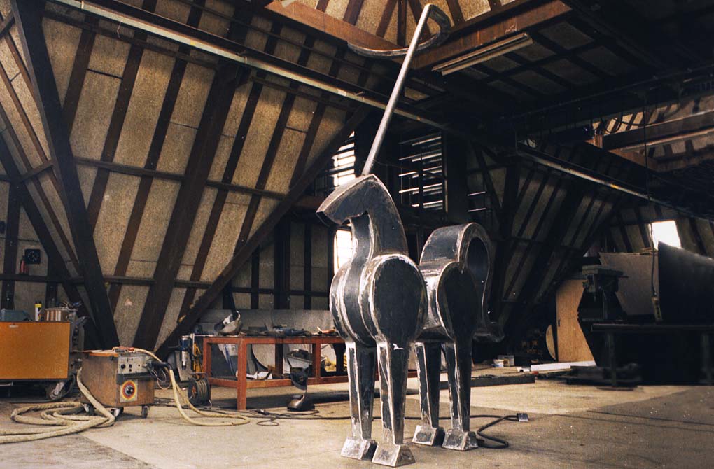 het stalen paard is gelast &copy; Andr&eacute; Boone