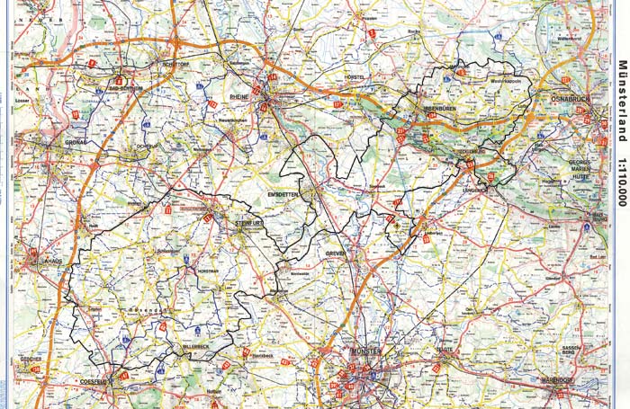 Die gezogene Linie verl�uft durch die virtuelle Landschaft