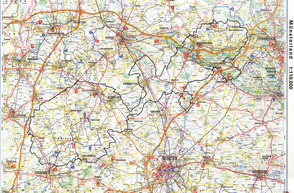 Die gezogene Linie verl�uft durch die virtuelle Landschaft