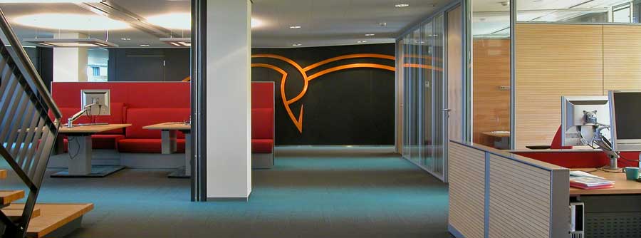 het reli&euml;f in het nieuwe interieur, &copy; Andr&eacute; Boone