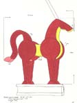 Farbstift auf Papier