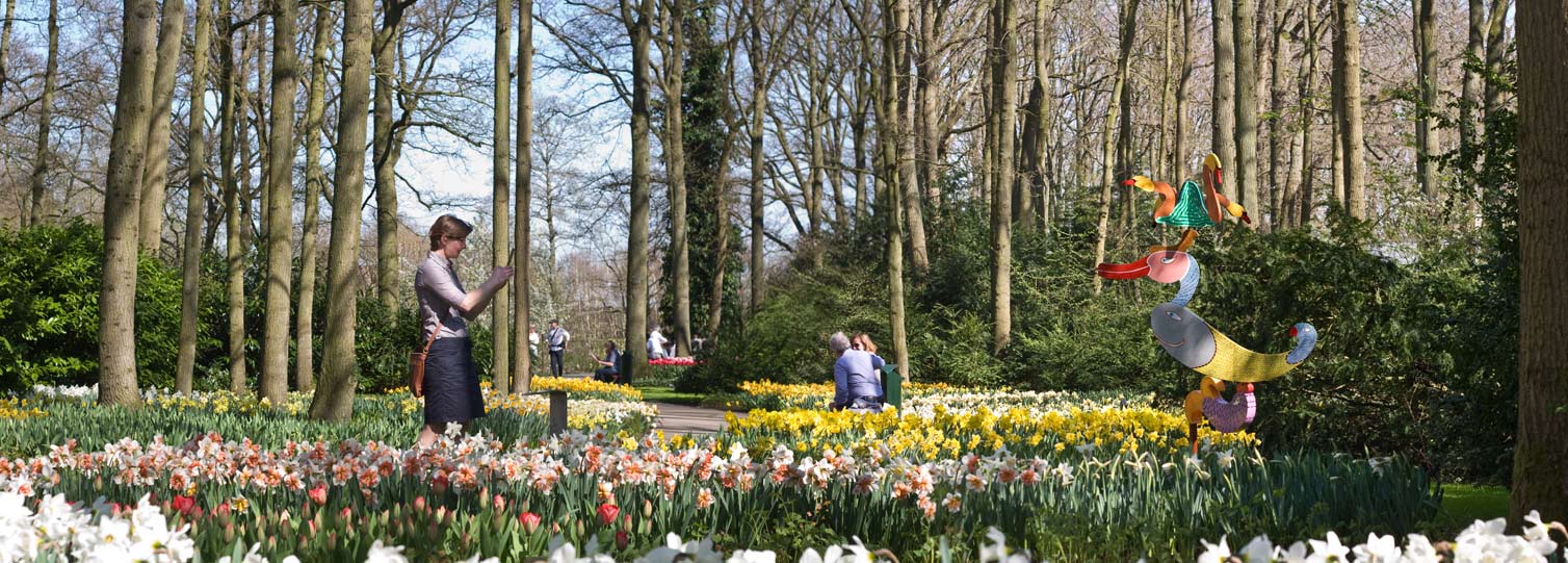 Kunst im Keukenhof Der sch�nste Fr�hlingspark der Welt